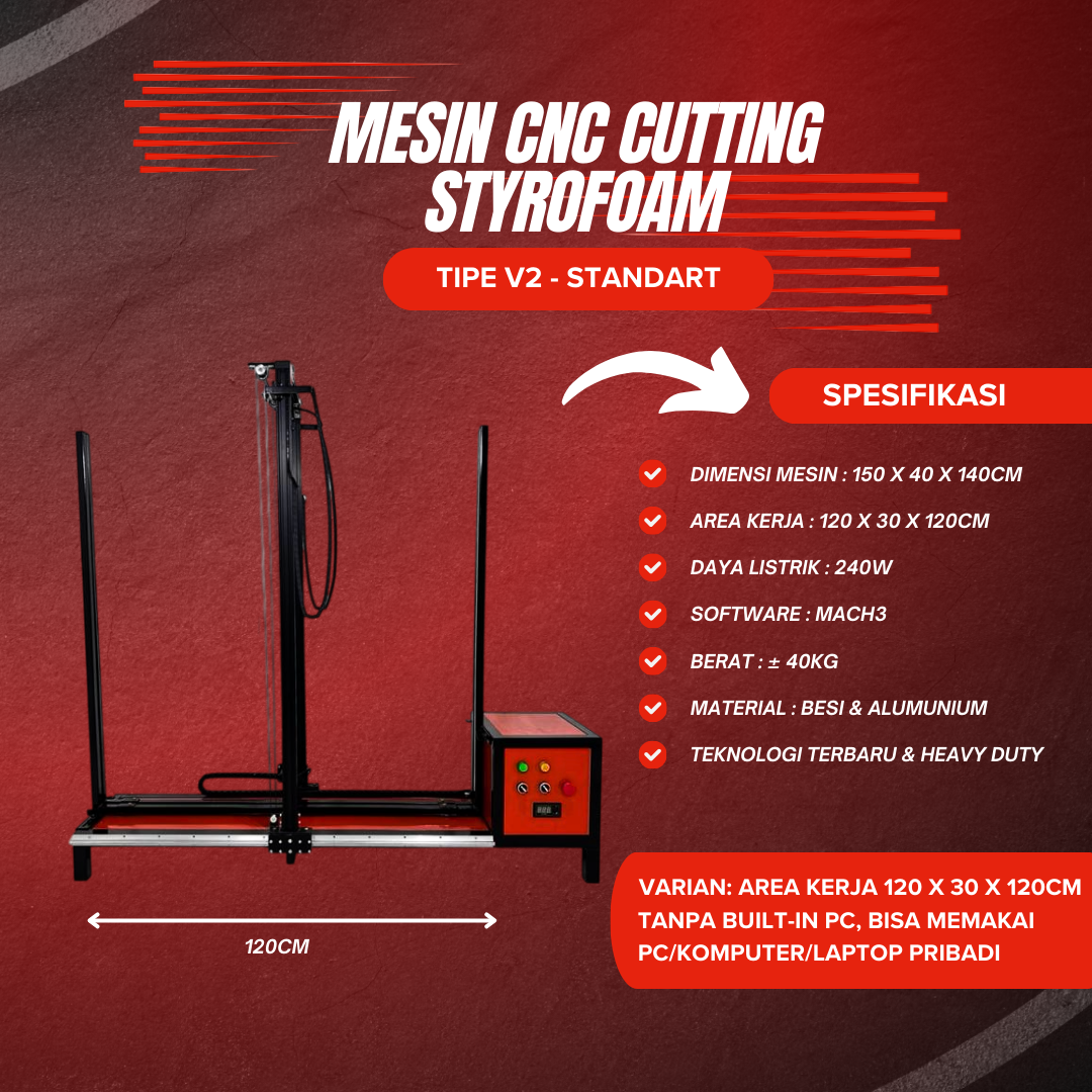 mesin cnc cutting styrofoam v2